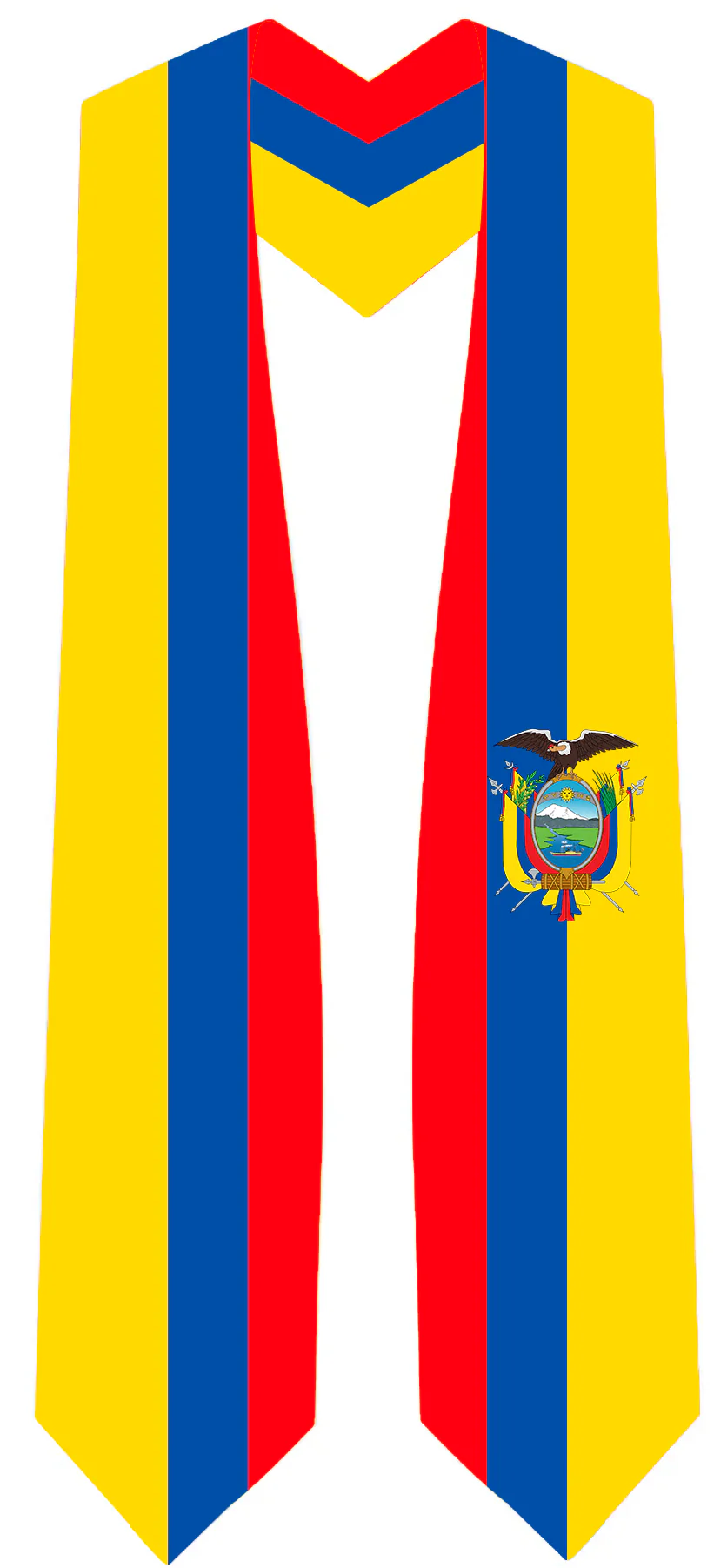 International & Country Flag Graduation Stoles
